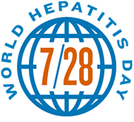 picture of a logo - world hepatitis day 