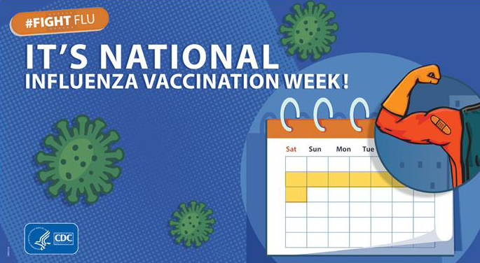 #FIGHT FLY - IT'S NATIONAL INFLUENZA VACCINATION WEEK!