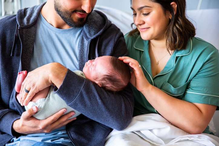 Parents with infant child